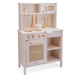Kitchenette rattan pink